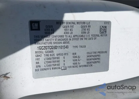 2013 Chevrolet Express Work Van from USA, damaged, VIN 1GCZGTCG9D1101549